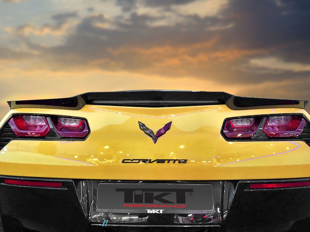 TIKT REAL CARBON REAR SPOILER FOR C7 Z06