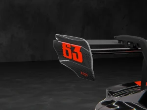 Porsche 911 GT3 RS 2023 – Heckfluegel Endplatten