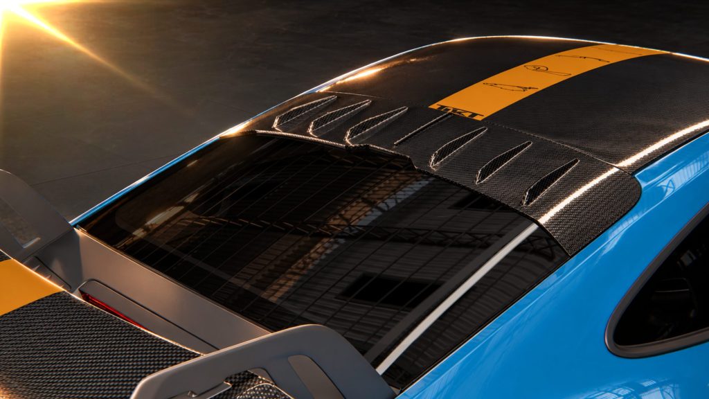 CARBON REAR WINDOW COVER